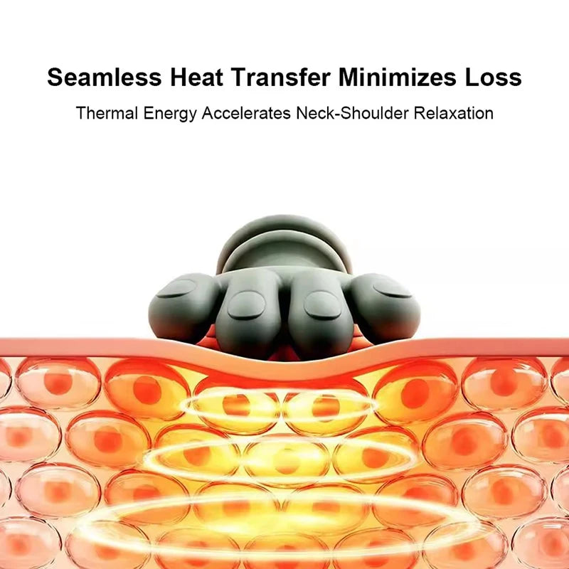 Electric Neck and Shoulder Muscle Massager Wireless Shoulder and Back Kneading Massage Shawl Neck Masajeador Relax Pain Relief