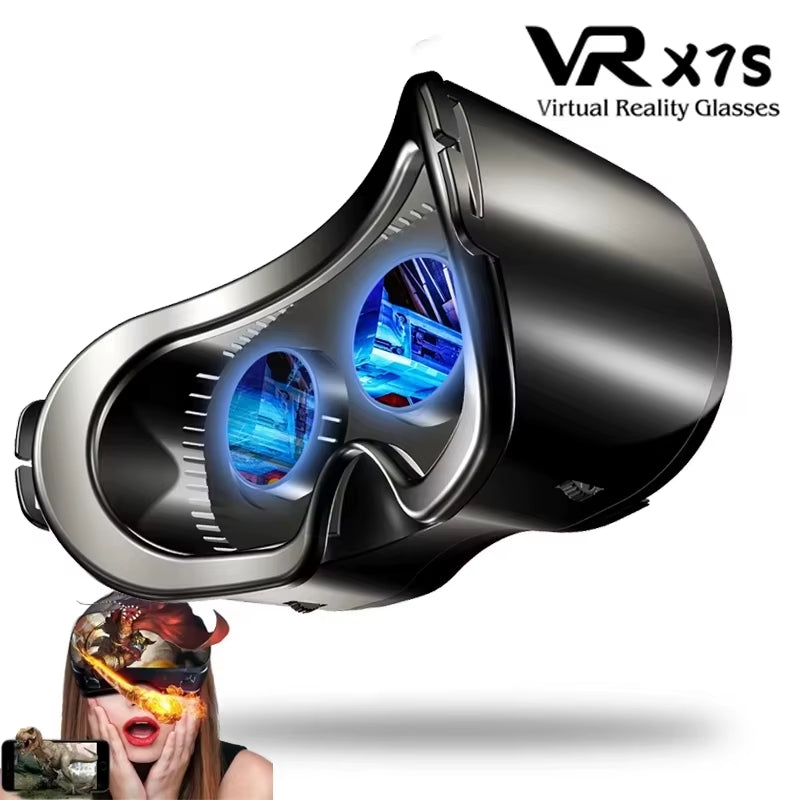 Smart VR Glasses Virtual Reality Mobile Phone 3D Glasses Full Screen Vision Wearable Digital VR Video Game Binoculars