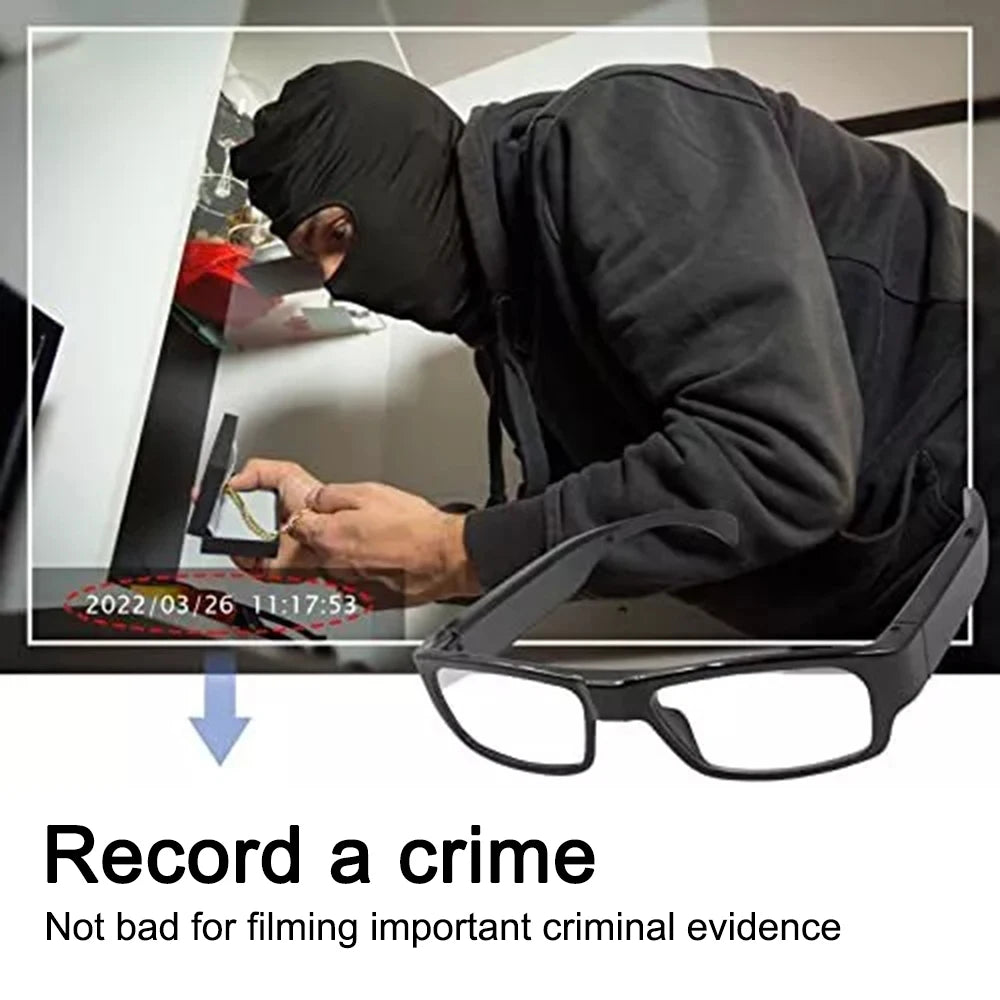 1080P Outdoor Sports Video Recording Glasses