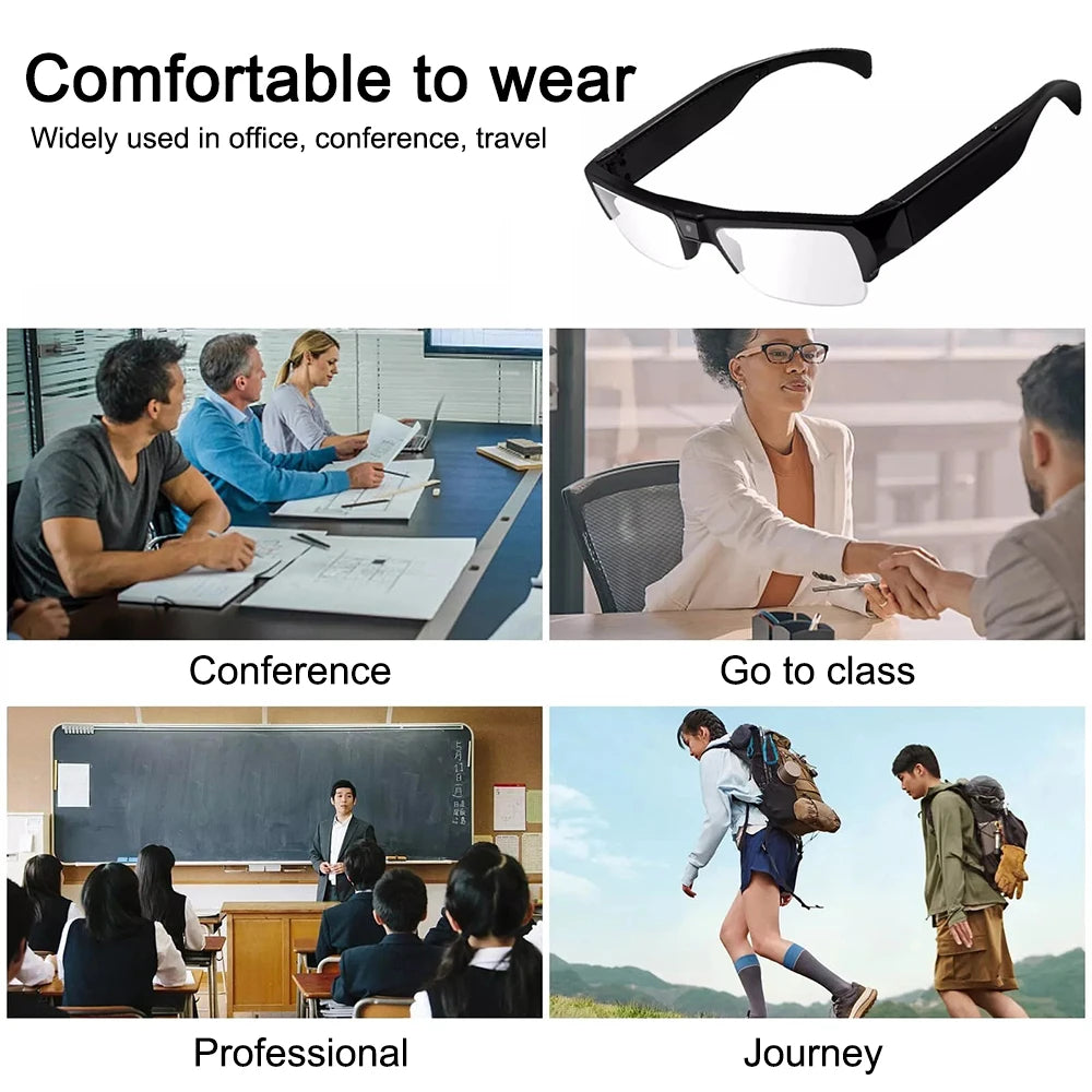 1080P Outdoor Sports Video Recording Glasses